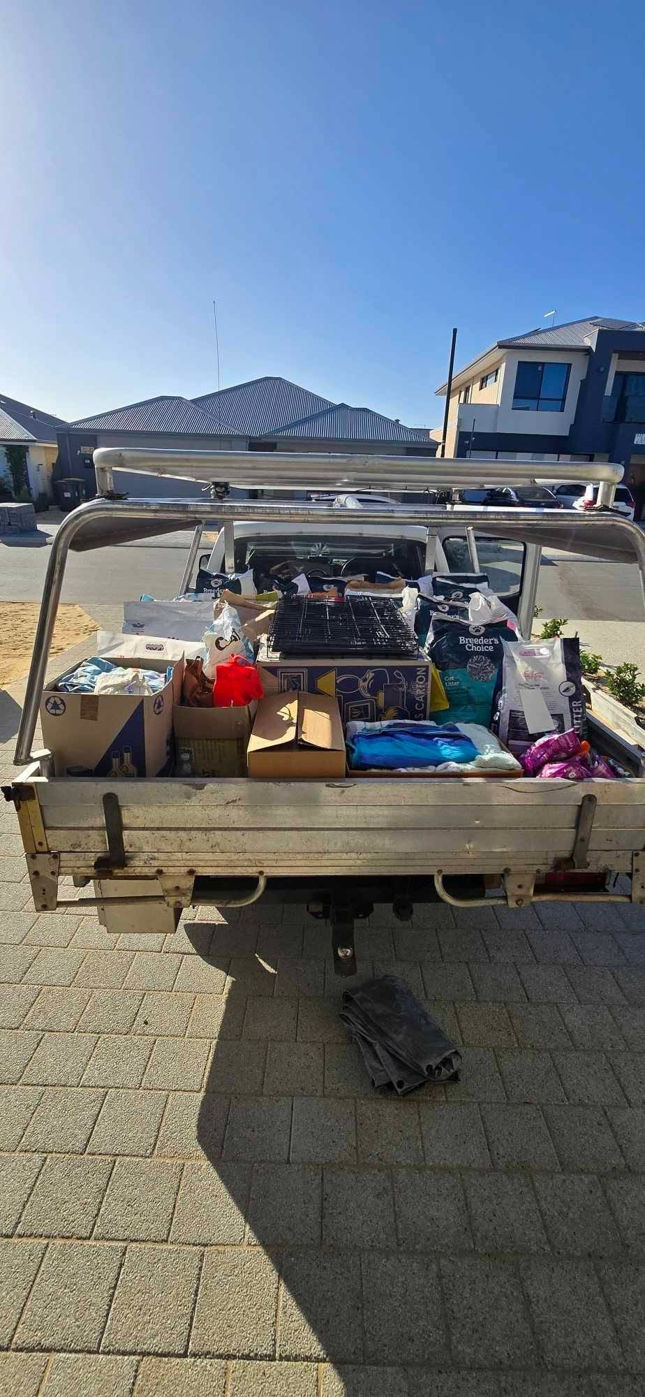 Transported goodies to SAVA in Northam…